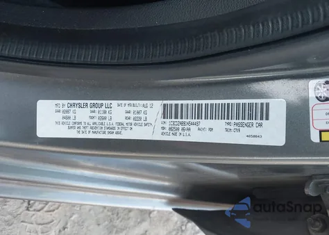 2013 Dodge Avenger Se from USA, damaged, VIN 1C3CDZAB9DN544497